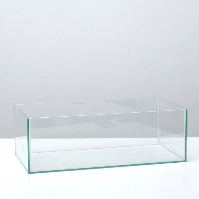 Прямоугольный Акваскейп прозрачный шов , 60х30х20 см, без ребер жесткости, 36 л - фотография № 1