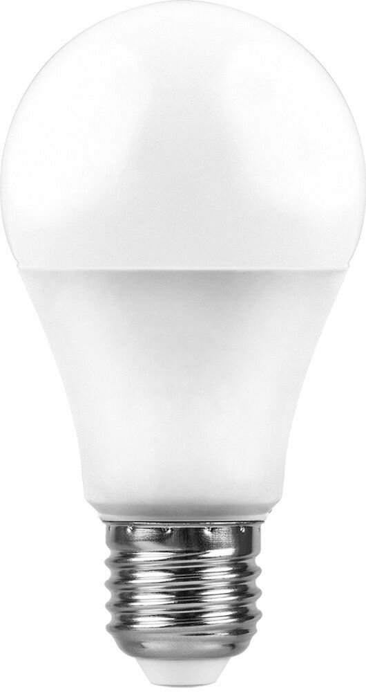 Лампа светодиодная LED 12вт Е27 белая | код. 25487 | FERON ( 1шт. )