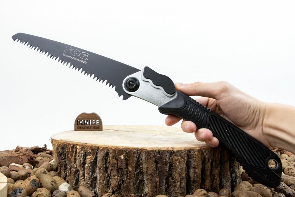 Пила складная "Folding Camp Saw" Carbon Steel TPE / Cordura F10 от SOG