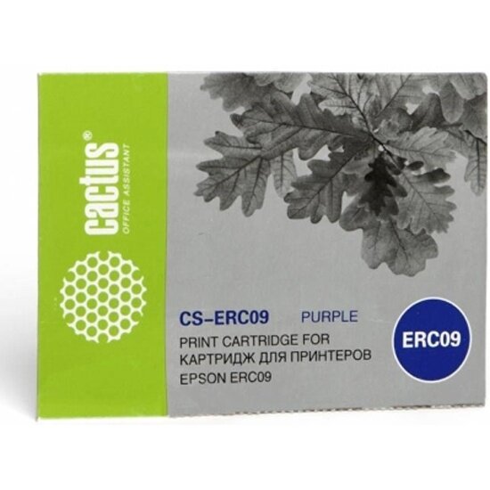 Картридж ленточный CACTUS CS-ERC-09 пурпурный для Epson ERC09