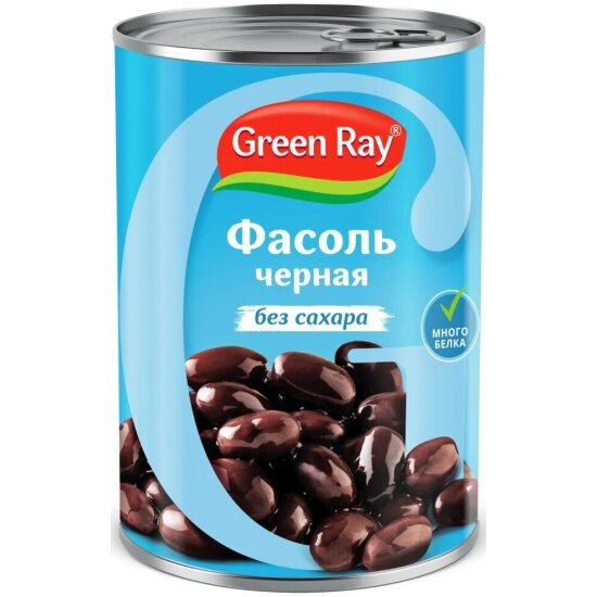 Фасоль Green Ray черная 425 мл