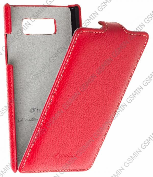 Кожаный чехол для LG Optimus L7 / P700 Melkco Leather Case - Jacka Type (Red LC)