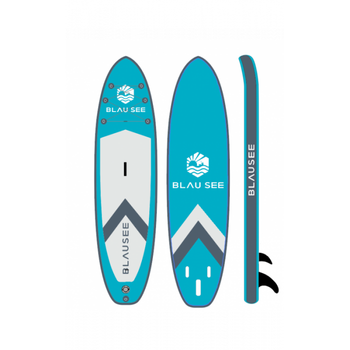 Надувная доска Sup-board Terbo Blausee 10(комплект) с насосом, веслом и страховочным лишем