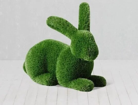 Кролик лежащий