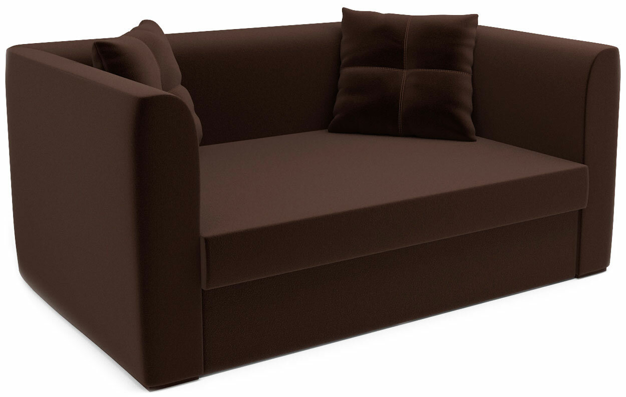 Выкатной диван Мебель-Арс Ассоль (коричневый)