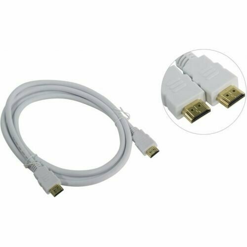 Aopen Кабель HDMI 19M M ver 2.0, 1.8М, белый