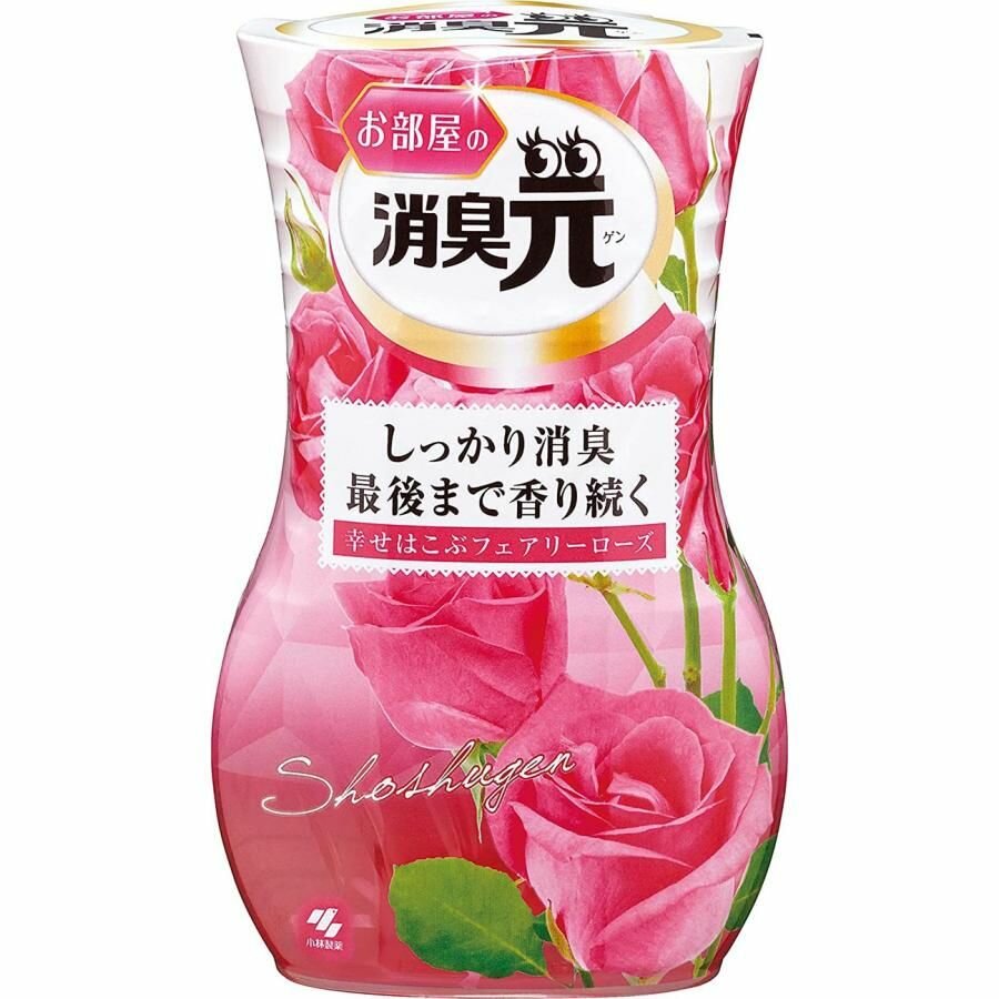 KOBAYASHI Shoshugen Fairy Rose Жидкий дезодорант для комнаты "Сказочная роза", с элегантным ароматом роз, 400 мл