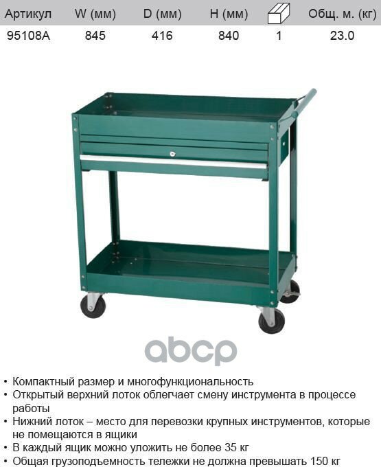 Инструментальная Тележка (Sata) SATA арт. 95108A