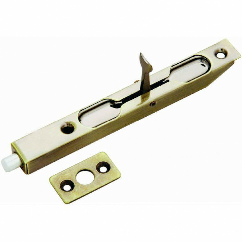 фото Шпингалет KL-5 торцевой бронза АВ 140мм(20)