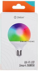 Умная лампа Zetton LED RGBCW Smart Wi-Fi Bulb G80 E27 10Вт ZTSHLBRGBCWE271RU (коробка)