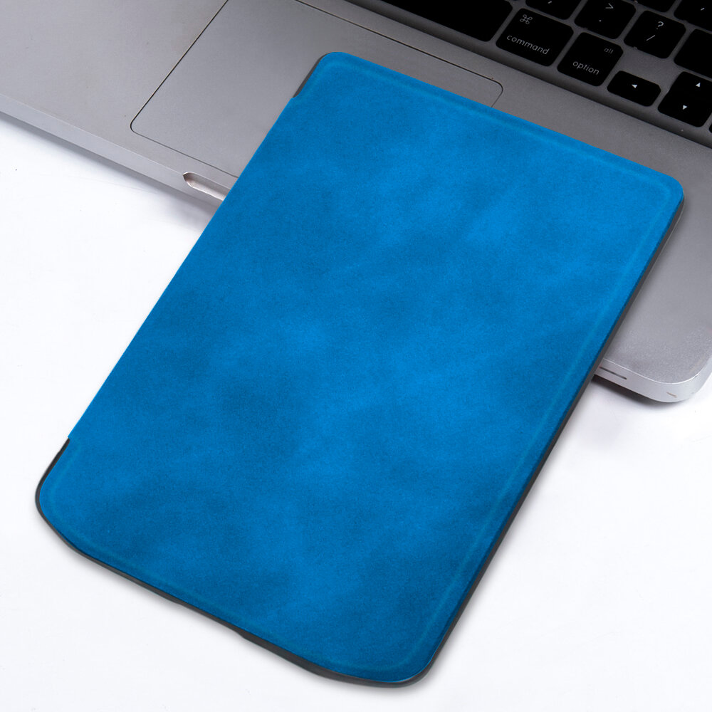Электронная книга PocketBook 629 Verse серый с обложкой ReaderONE Light Blue