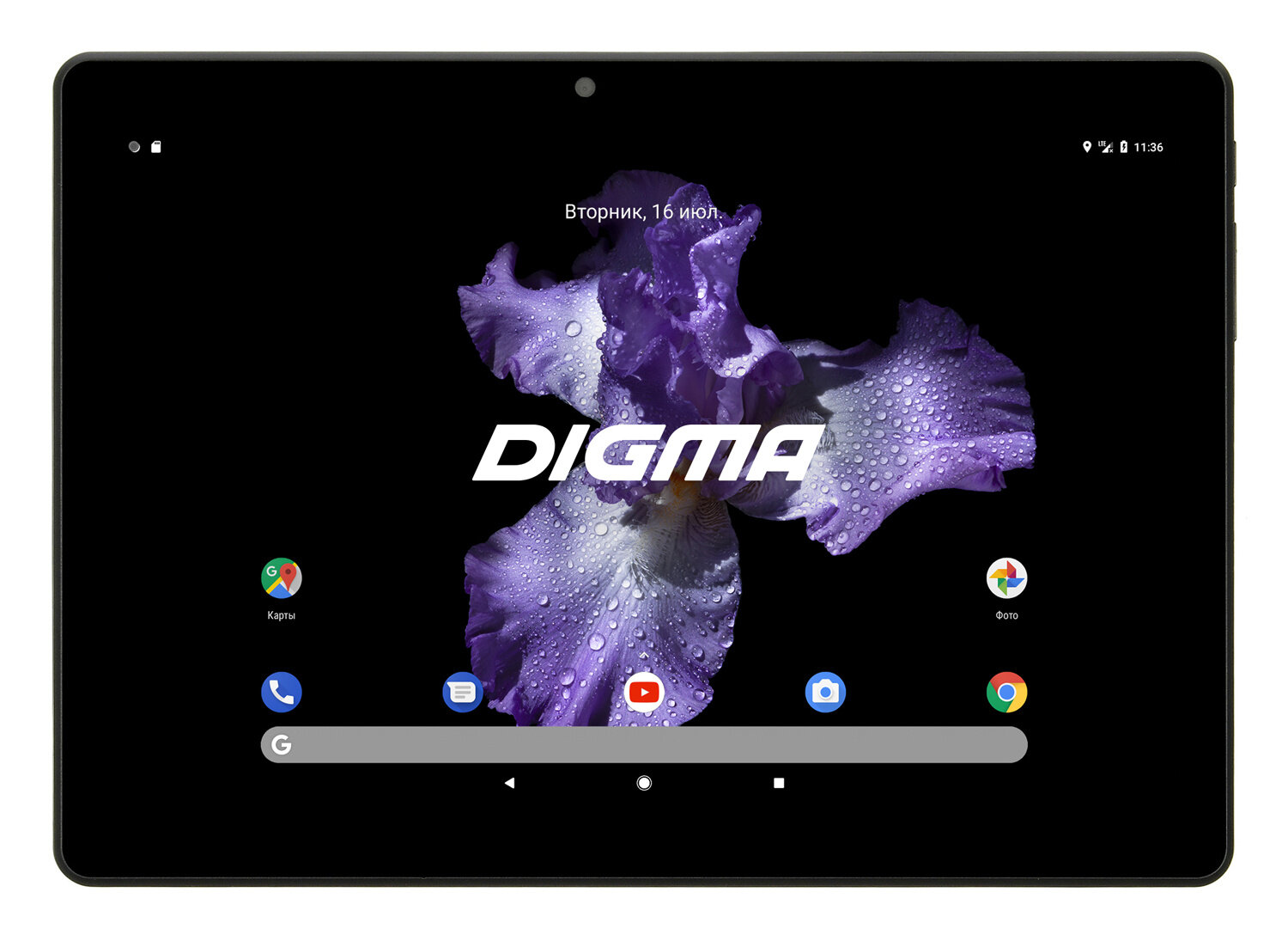 Планшет Digma Optima 1028 3G SC7731E (1.3) 4C/RAM1Gb/ROM8Gb 10.1" IPS 1280x800/3G/Android 9.0/черный