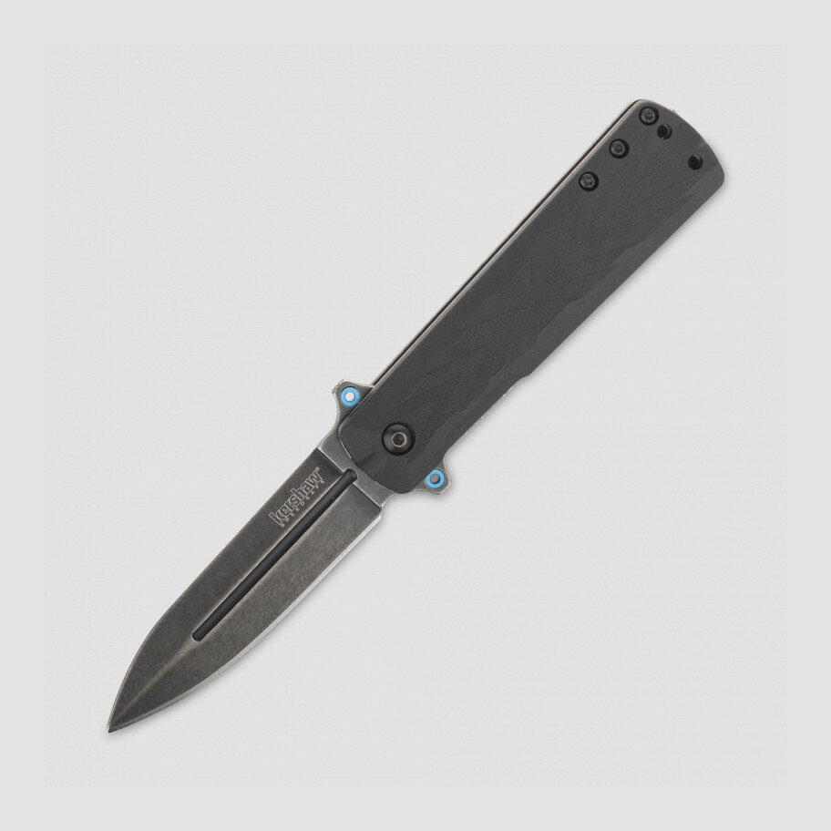 KERSHAW Нож полуавтоматический складной Barstow Flipper, BlackWash Finish Blade, Black GFN Handle K3960