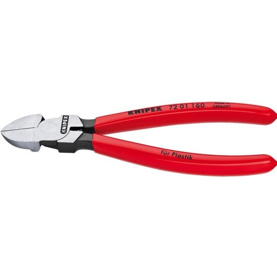 Бокорезы KNIPEX KN-7201160, для пластмассы, 160 mm