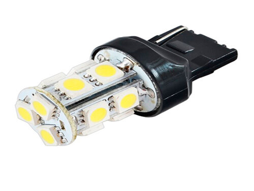 Лампа светодиод 12V Т20/5(W21/5W) SKYWAYбез цоколя, 13 SMD,белая, 2-конт. (S08201202)
