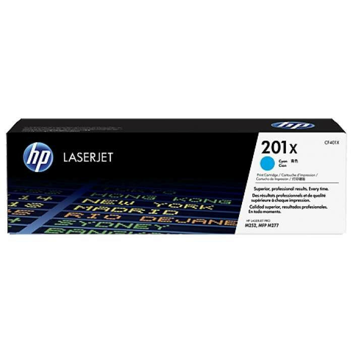 Картридж Cartridge HP 201X для CLJ M252/M274/M277, голубой (2 300 стр.)