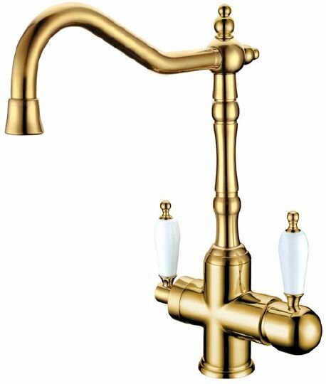 Смеситель для кухни Boheme Tradizionale Oro 112 золото