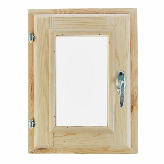 Окно, 40×30см, двойное стекло, из хвои - фотография № 2