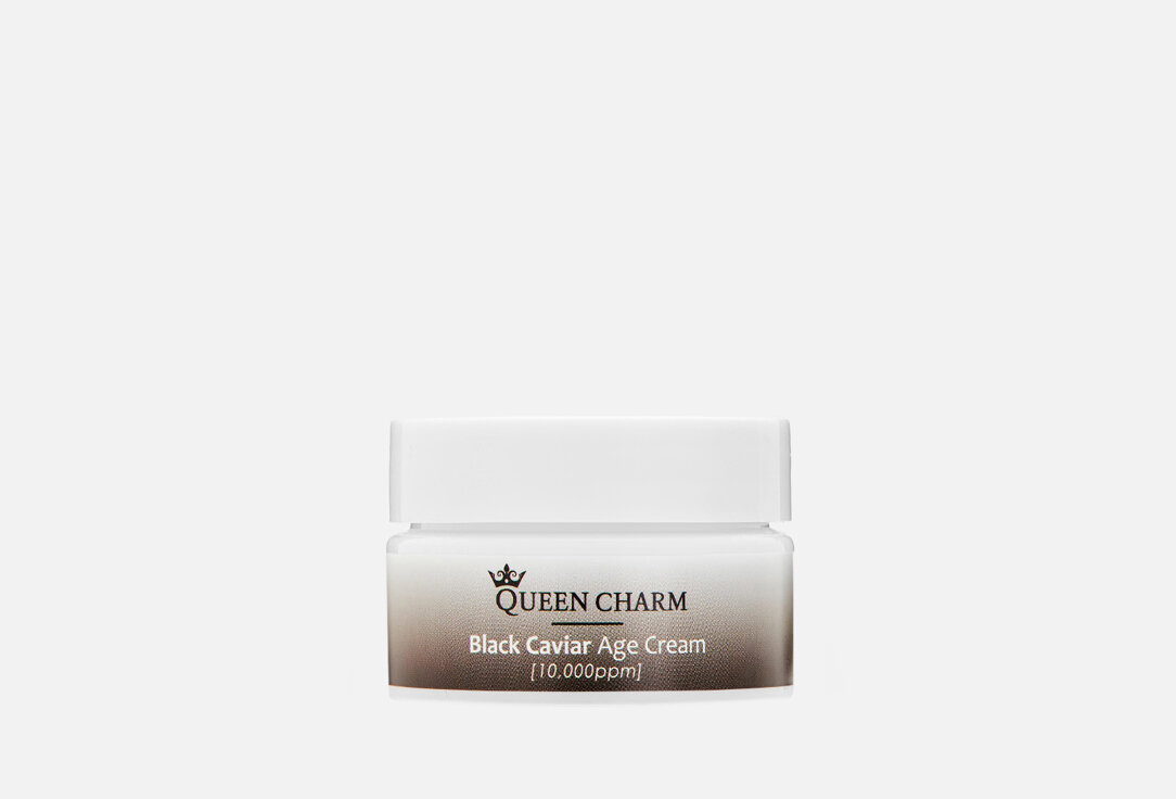 Омолаживающий Крем для лица Queencharm, black caviar extract 1% 30мл