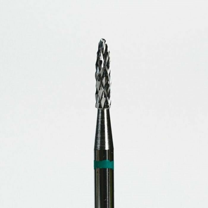 фото Фреза твердосплавная AWIX Professional для левшей "Мини торнадо" D-2,3 мм, зеленая