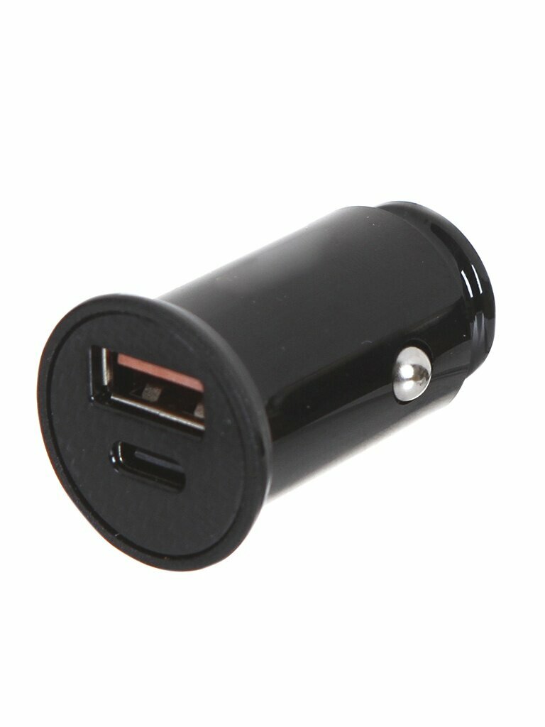 Зарядное устройство Baseus Circular Plastic A+C 30W PPS Car Charger Black CCALL-YS01