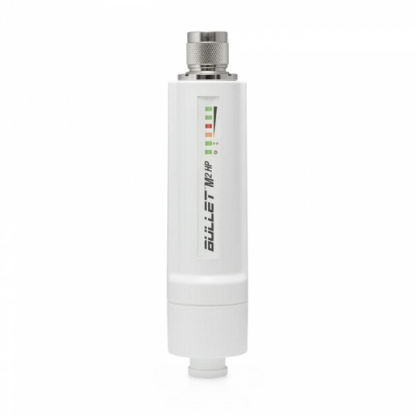 Bullet M2 HP [BulletM2-HP] Ubiquiti радиоустройство 2.4 ГГц (b/g/n), PtP/PtMP, airMAX, 28 дБм, 1x N-type, PoE-питание (024900)