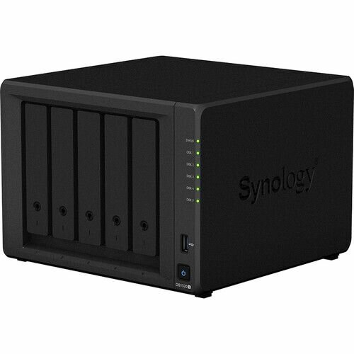   Synology DS1520+ 5x3.5/2.5" HDD/SSD SATA (2xNVMe), RAID 0/1/5/6/10/JBOD, 4xGbLAN, 2xUSB3.0, 2xeSATA,  HDD