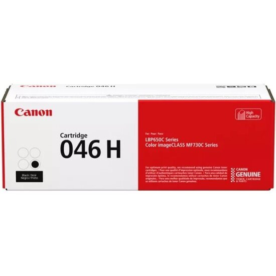 Тонер-картридж CANON CRG 046 H BK черный для MF 73..LBP 65.. (6300 стр.)