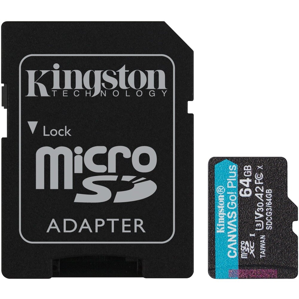 Kingston Canvas Go Plus microSDXC 64GB (SDCG3/64GB)
