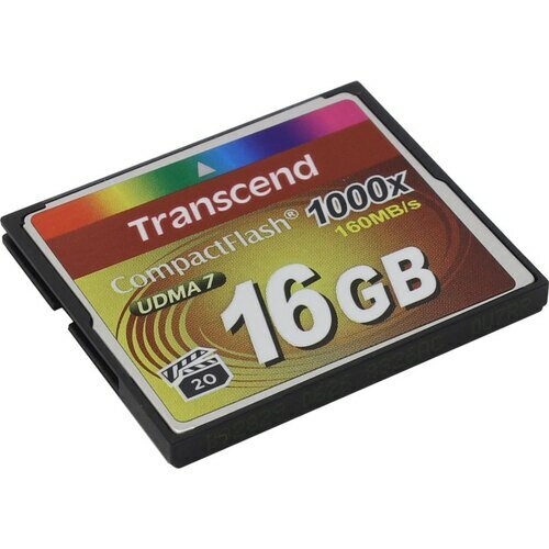 Карта CF Transcend Ultimate 1000x TS16GCF1000 1000x CompactFlash Card