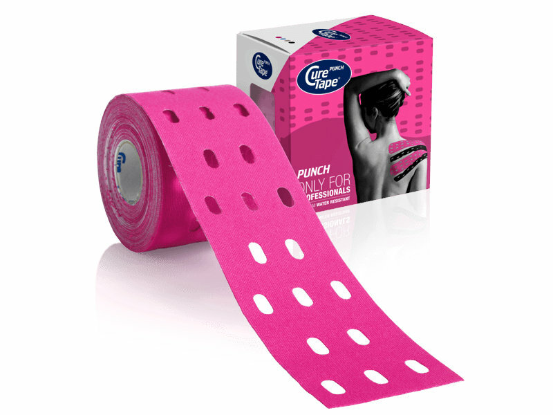 Кинезио-тейп CureTape 5cm x 5m Punch Pink 160684