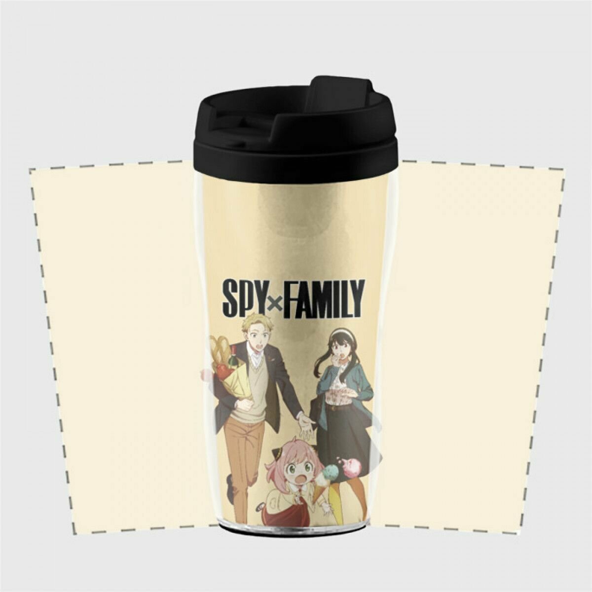 Термокружка-непроливайка Spy x Family: Семья шпиона - фотография № 2