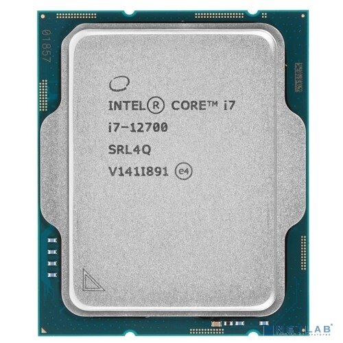 INTEL Процессор CPU Intel Core i7-12700 Alder Lake OEM 2.1 ГГц/ 4.8 ГГц в режиме Turbo, 25MB, Intel UHD Graphics 770, LGA1700