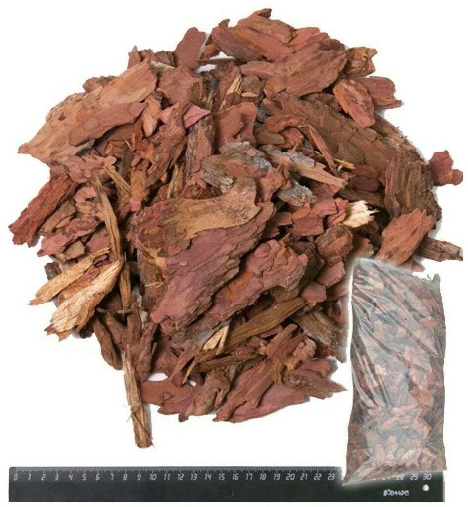 Кора сибирской лиственницы (мульча) фракция 6-10 см 60л