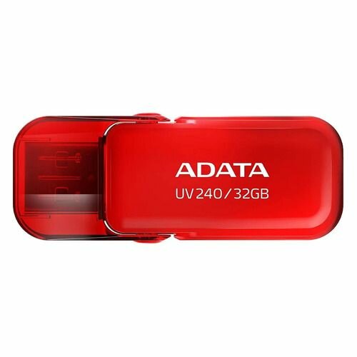 Флешка USB A-Data UV240 32ГБ, USB2.0, красный [auv240-32g-rrd]