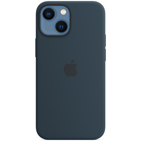 Силиконовый чехол APPLE MagSafe для iPhone 13 mini синий омут
