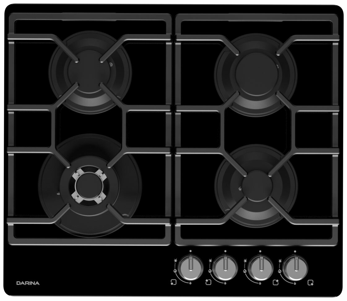 Встраиваемая газовая варочная панель Darina PL BGС341 08 1B - фотография № 1