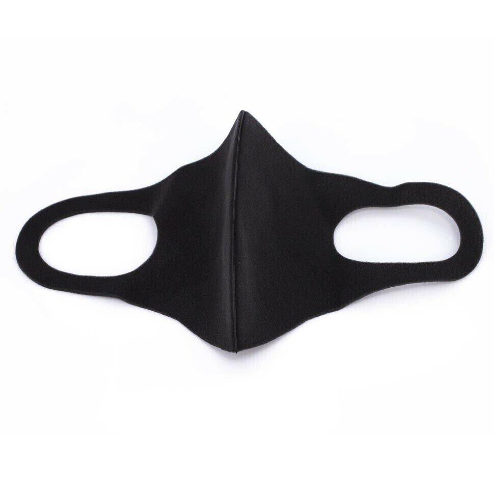 Fashion mask black Многоразовая черная маска 5шт