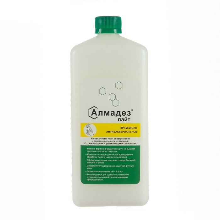 Крем-мыло антибактериальное Алмадез-лайт 1л.