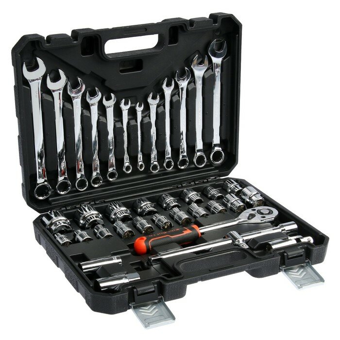 фото Набор инструментов автомобильный KINGQUEEN 09314, 1/2", 37 предмета