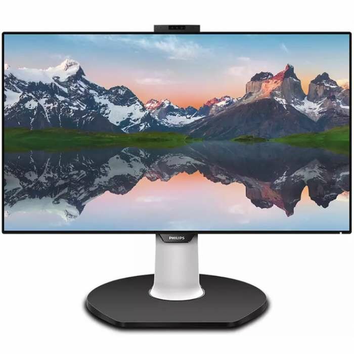  31,5" Philips 329P9H 3840x2160 IPS W-LED 16:9 5ms 2*HDMI DP USB-C 4*USB 3.1 50M:1 178/178 450cd Ethernet RJ-45 Speakers Webcamera HAS Pivot Swivel Tilt Black/Silver ( 329P9H/00, , LCD, 4K, UHD )