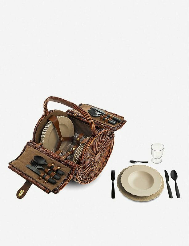 Плетеная корзина для пикника Alessi Dressed En Plein Air wicker picnic basket - фотография № 2