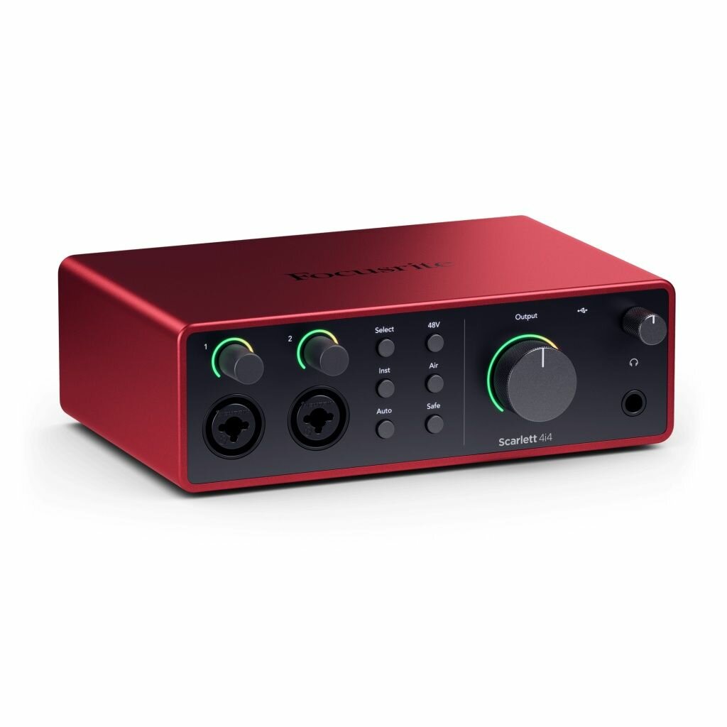 Focusrite Scarlet 4I4 4th GEN - Аудиоинтерфейс USB, 4 входа-4 выхода