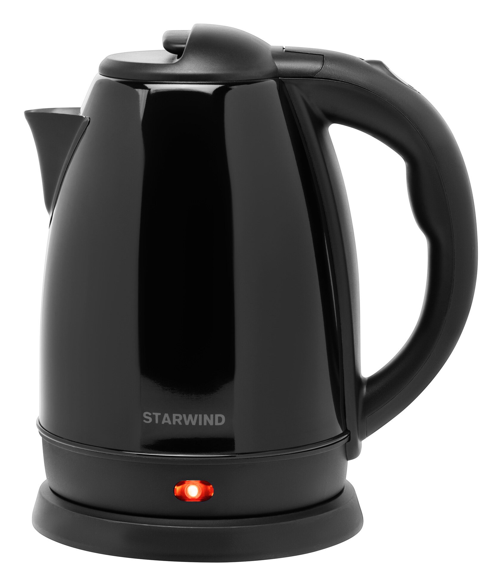 Чайник электрический Starwind SKS2050 1.8л. 1800Вт черный (корпус: нержавеющая сталь/пластик) - фотография № 3