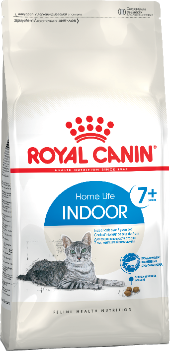 Royal Canin (Роял Канин) Indoor 7+ - Корм для пожилых кошек с 7 лет 1,5 кг