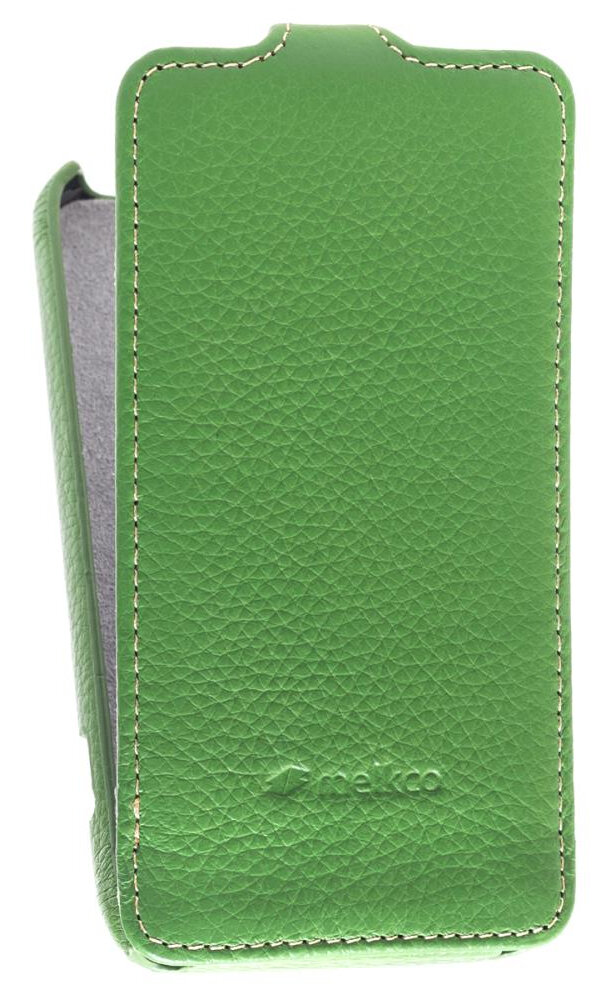 Кожаный чехол для HTC One V / Primo / T320e Melkco Leather Case - Jacka Type (Green LC)