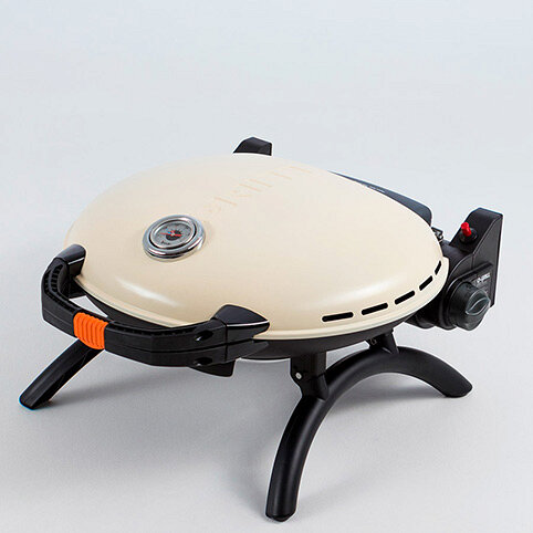 Газовый гриль O-GRILL 700T bicolor black-cream + адаптер А