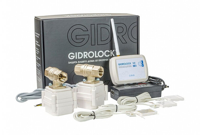 Система защиты от протечек воды Gidrolock WIFI Tiemme (3/4")