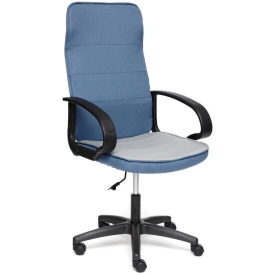 Кресло офисное TETCHAIR WOKER ткань, синий/серый, С24/ С27