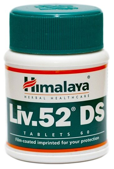 Лив.52 ДС Хималая (усиленное оздоровление печени) Liv.52 DS Himalaya 60 табл.